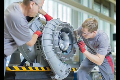 ABB’s Power2 800-M two-stage turbocharging (credit: ABB Turbocharging)
